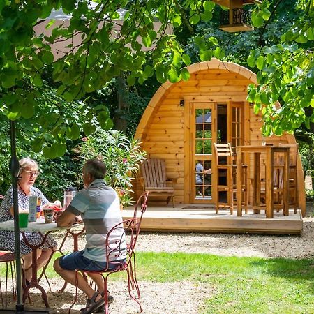 Cabane En Bois Avec Bain Nordique Asnieres-sur-Vegre Kültér fotó