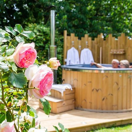 Cabane En Bois Avec Bain Nordique Asnieres-sur-Vegre Kültér fotó