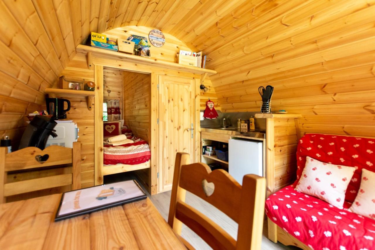 Cabane En Bois Avec Bain Nordique Asnieres-sur-Vegre Kültér fotó