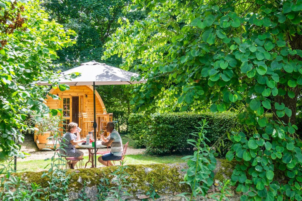 Cabane En Bois Avec Bain Nordique Asnieres-sur-Vegre Kültér fotó