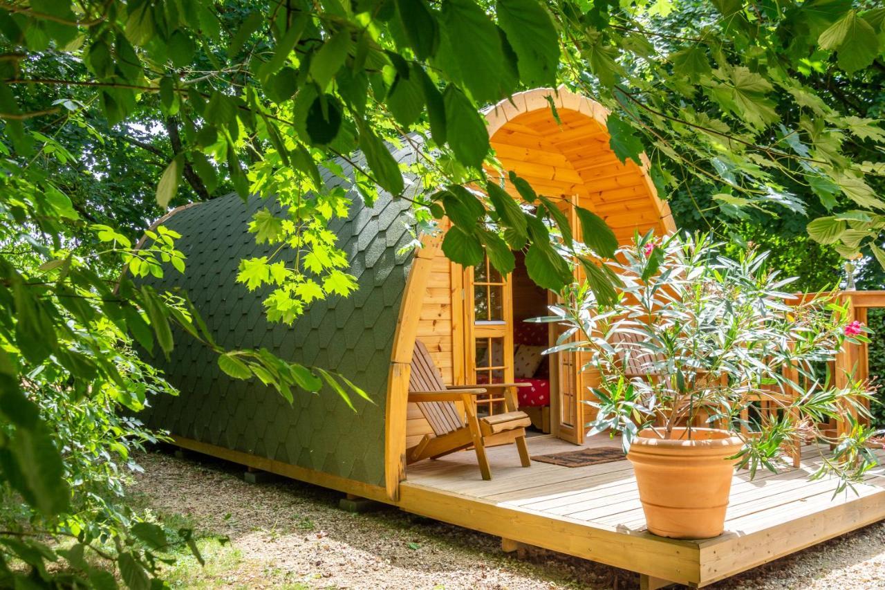 Cabane En Bois Avec Bain Nordique Asnieres-sur-Vegre Kültér fotó